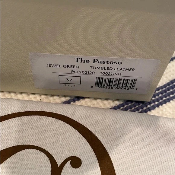 EUC M. Gemi The Pastoso Tumbled Leather Driving Loafers in Jewel Green Size 37 - Picture 3 of 12